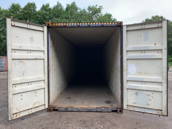 Used 40 ft High Cube Shipping Container – Blue or Red - Image 13