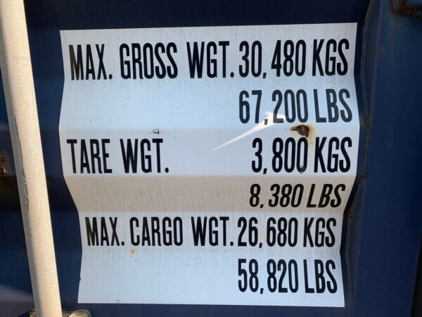 Used 40 ft Standard Height Shipping Container – Blue or Red - Image 5