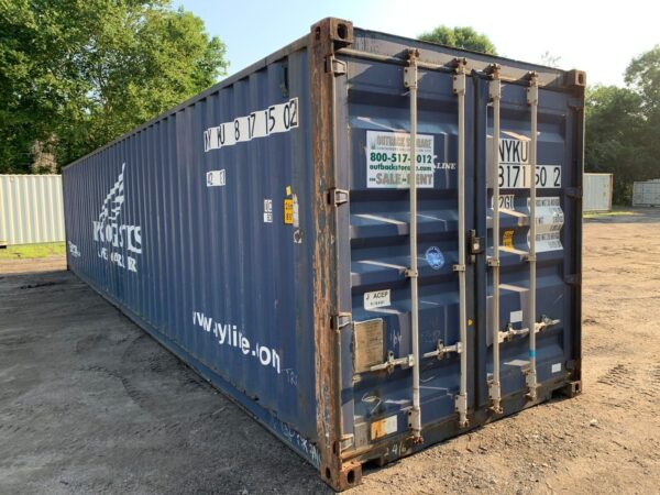 Used 40 ft Standard Height Shipping Container – Blue or Red - Image 12
