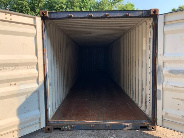 Used 40 ft Standard Height Shipping Container – Blue or Red - Image 14