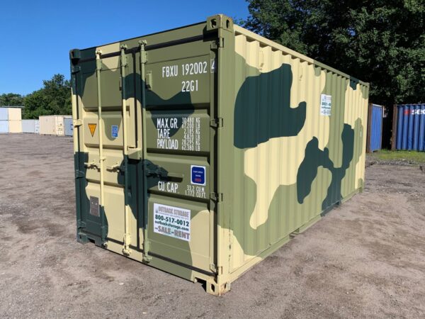 Used 20 ft Standard Height Shipping Container – Camouflage - Image 11