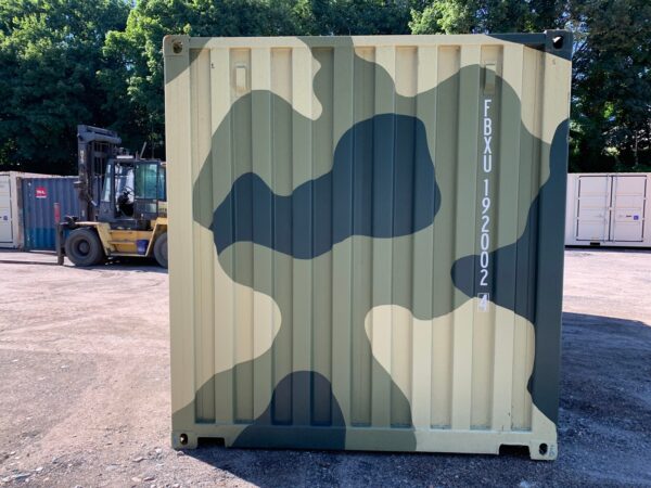 Used 20 ft Standard Height Shipping Container – Camouflage - Image 14