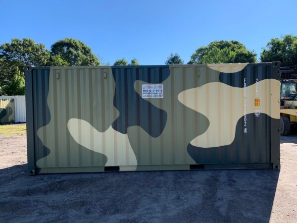 Used 20 ft Standard Height Shipping Container – Camouflage - Image 16