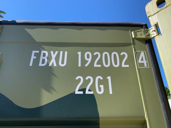 Used 20 ft Standard Height Shipping Container – Camouflage - Image 30