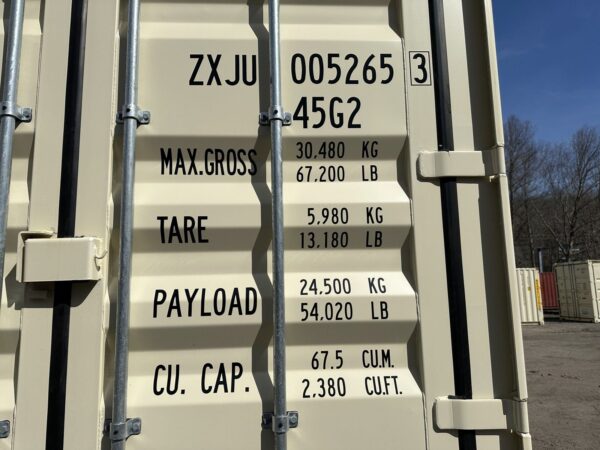 New 40 ft High Cube Open-Side Shipping Container – Beige or Red - Image 6