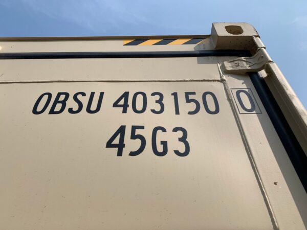 New 40 ft High Cube Open-Side Shipping Container – White, Beige, Blue, Red - Image 2