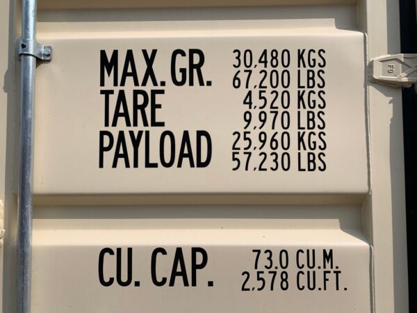 New 40 ft High Cube Open-Side Shipping Container – White, Beige, Blue, Red - Image 8