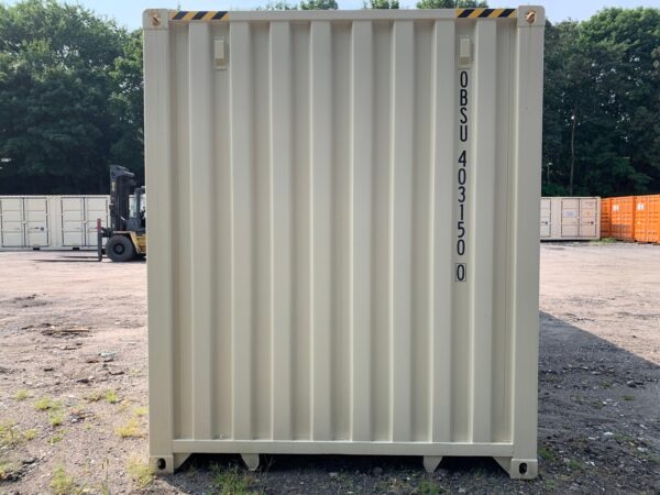 New 40 ft High Cube Open-Side Shipping Container – White, Beige, Blue, Red - Image 14