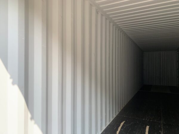 New 40 ft High Cube Open-Side Shipping Container – White, Beige, Blue, Red - Image 25