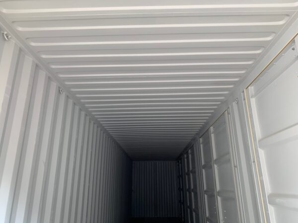 New 40 ft High Cube Open-Side Shipping Container – White, Beige, Blue, Red - Image 27