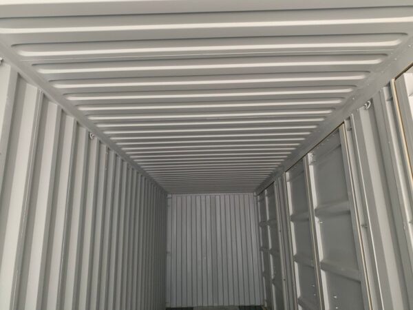 New 40 ft High Cube Open-Side Shipping Container – White, Beige, Blue, Red - Image 32