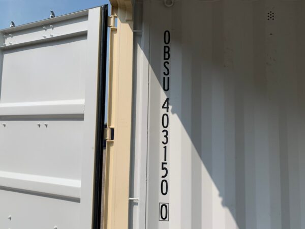 New 40 ft High Cube Open-Side Shipping Container – White, Beige, Blue, Red - Image 39