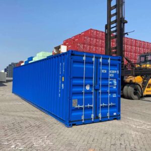 New 40 ft Standard Height Shipping Container – Blue