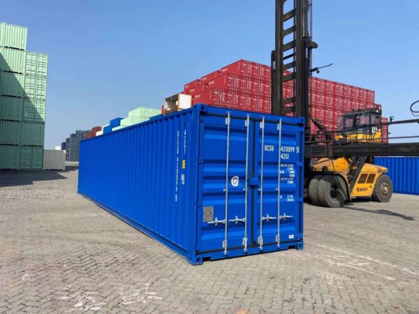 New 40 ft Standard Height Shipping Container – Blue