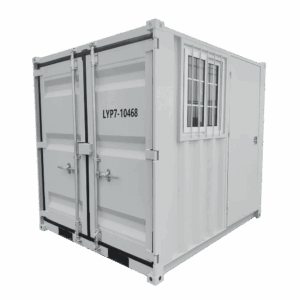 Used 12 ft Standard Height Shipping Container – White