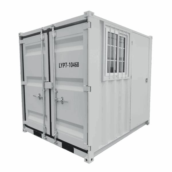 Used 12 ft Standard Height Shipping Container – White