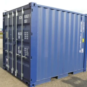 Used 10 ft Standard Height Shipping Container – Blue