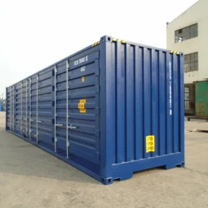Used 40 ft High Cube Open-Side Shipping Container