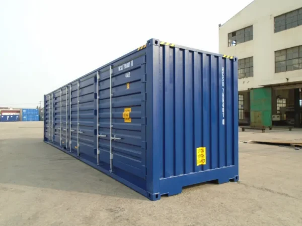 Used 40 ft High Cube Open-Side Shipping Container