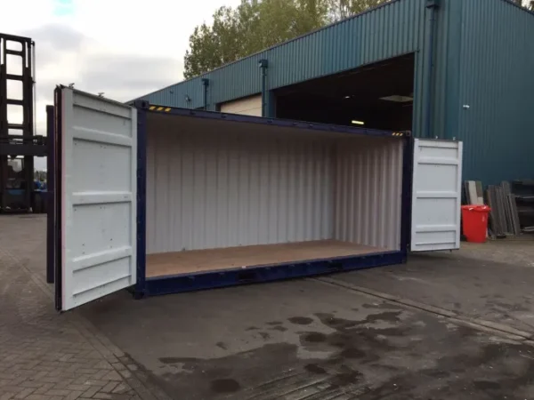 Used 20 ft High Cube Open-Side Shipping Container - Image 2