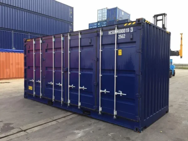 Used 20 ft High Cube Open-Side Shipping Container