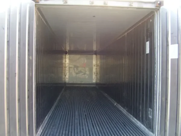 Used 40 ft High Cube Refrigerated Shipping Container – Red - Image 4