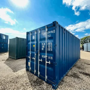 Used 20 ft Standard Height Shipping Container – Blue