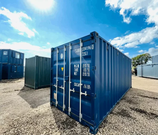 Used 20 ft Standard Height Shipping Container – Blue
