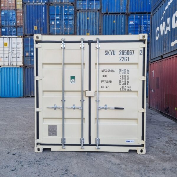 Used 20 ft Hard Open-Top Shipping Container – White - Image 3