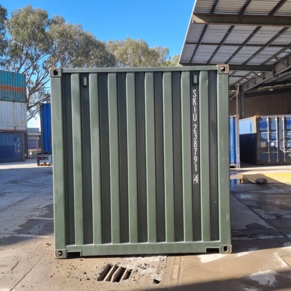 Used 20 ft Double-Door Shipping Container – Green or Dark Green - Image 6
