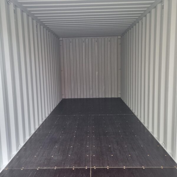Used 20 ft Hard Open-Top Shipping Container – White - Image 8